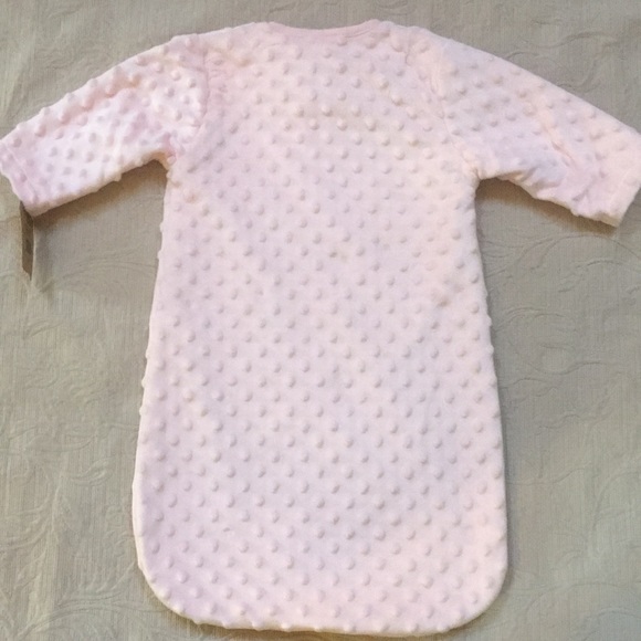 NWT Chick Pea Minky Dot plush baby girl bunting - Picture 11 of 11